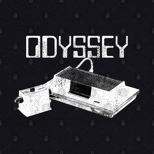 Magnavox Odyssey Home Video Gaming System Vintage Distressed Retro Design by Joaddo